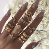 Conjunto de Anillos Elegantes