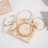 Conjunto Pulseras Nudo Elegante | Oro
