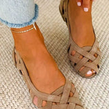 Sandalias Trenzadas Caterina | Color Fucsia