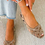 Sandalias Trenzadas Caterina | Color Fucsia