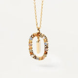 Collar Elegante con Piedras Multicolor