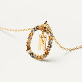 Collar Elegante con Piedras Multicolor