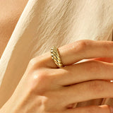 Anillo Croissant d'Oro | Oro