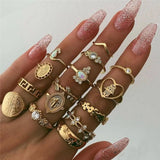 Conjunto de Anillos Elegantes