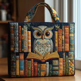 Bolsa Artesanal - Búho y Libros Vintage