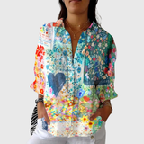 Blusa ligera y colorida con estampado
