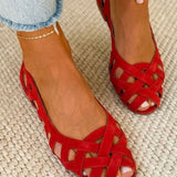 Sandalias Trenzadas Caterina | Color Fucsia