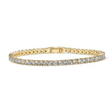 Deslumbrante pulsera Tennis con cristales