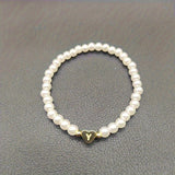 Pulsera Elegante de Corazón con Inicial