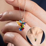 Precioso Collar de Colibrí con Pendientes de Regalo – Oferta por Tiempo Limitado