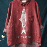 Lily | Camiseta Gráfica Sardina