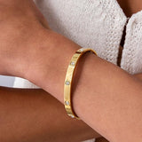 Brazalete Lujo Diamante | Oro