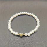 Pulsera Elegante de Corazón con Inicial