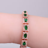 Pulsera de Oro Esmeralda