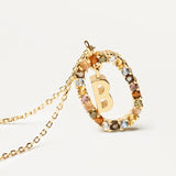 Collar Elegante con Piedras Multicolor
