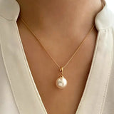 Conjunto de Joyas Perla Dorada | Oro
