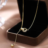 Collar con dos anillos