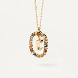 Collar Elegante con Piedras Multicolor