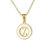 Collar de Concha con Letra Inicial