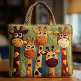 Bolsa Tote Acolchada - Jirafa