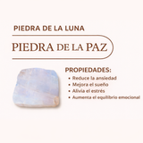Confianza Pulsera de Perlas y Piedra Lunar