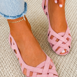 Sandalias Trenzadas Caterina | Color Fucsia