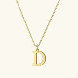 Collar de Oro con Letra Inicial