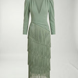 Vestido Flecos