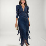 Vestido Flecos