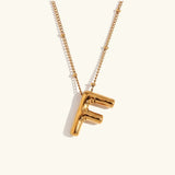 Collar de Oro con Inicial Balloon