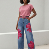 Sophia - Pantalones florales elegantes