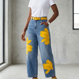 Sophia - Pantalones florales elegantes