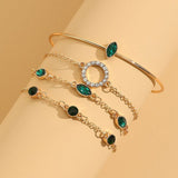 Conjunto de Pulseras Doradas Celestial