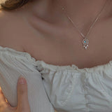 Collar de plata Luna Cristal Atrapasueños