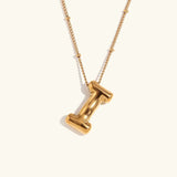 Collar de Oro con Inicial Balloon