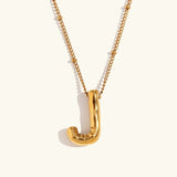 Collar de Oro con Inicial Balloon