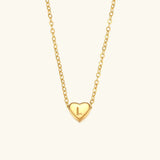 Collar de Oro con Inicial de Corazón