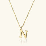 Collar de Oro con Letra Inicial