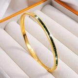 Pulsera Esmeralda Cielo