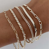 Conjunto de Pulseras Valentina | Oro