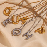 Collar de Oro con Inicial Balloon