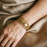 Pulsera clásica de oro