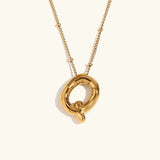 Collar de Oro con Inicial Balloon