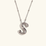 Collar de Oro con Inicial Balloon
