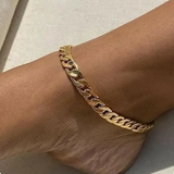 Tobillera con cadena para vacaciones en la playa