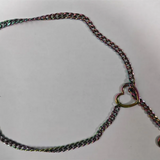 Collar Lara con corazón de acero inoxidable