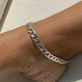 Tobillera con cadena para vacaciones en la playa