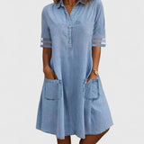 Lucía - Vestido vaquero que favorece la figura