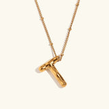 Collar de Oro con Inicial Balloon