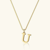 Collar de Oro con Letra Inicial